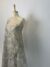 Light Silver tulle fabric adorned with floral embroidery - Image 5