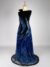 Black tulle with blue Embroidery - Image 4