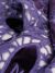 Artisan Dark Purple Elegance Tulle with Embroidery and Appliqué - Image 2