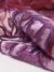 Purple tulle adorned with massive floral embroidery - Image 3