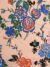 Blue, Purple and Orange Tulle adorned with floral embroidery - Image 5