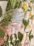 Yellow, Pink and Blue Elegant Whisper Embroidered Tulle - Image 4