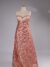 Red Tulle adorned with embroidery - Image 6