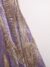 Purple and goldenTulle adorned with embroidery