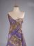 Purple and goldenTulle adorned with embroidery - Image 6