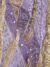 Purple and goldenTulle adorned with embroidery - Image 4