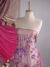 Purple Tulle with  FLORAL embroidery and sequins - Image 7