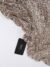 Brown Tulle adorned with semi-round striped embroidery - Image 4