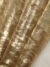 Shiny Golden Tulle adorned with embroidery - Image 3