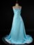 Blue Tulle with shiny Embroidery - Image 8