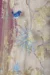 Beige Tulle with light yellow and blue floral embroidery - Image 2
