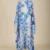 Tulle with deep-sea hue embroidery and lush bunches - Image 2