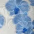Tulle with deep-sea hue embroidery and lush bunches - Image 3