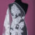 Tulle with off white floral embroidery - Image 3