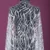 Tulle with radiant off white metallic embroidery - Image 2
