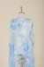 Luxurious Tulle with blue embroidery - Image 3