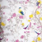 Enchanted Aviary pink and yellow Tulle