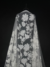 Off White Tulle with sequined flowers for a sparkling, elegant gown