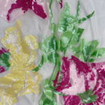 Multi Colored tulle with delicate embroidery for a touch of elegance