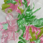 Multi Colored tulle with delicate embroidery for a touch of elegance