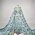 Tulle with intricate embroidery for a touch of elegance