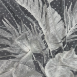 Off White Tulle with intricate embroidery for a touch of elegance