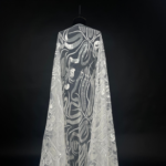 Off White Tulle with a sequin pattern for a touch of glamorous sparkle