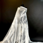 Luxe fluid sequin embroidered tulle