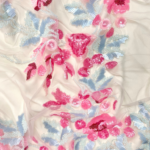 Tulle with sequin patterns and embroidery for a touch of elegant sparkle