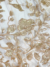 Tulle with golden floral embroidery and sequins - Image 2