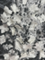 White tulle with 3D flowers and bead centers - Image 2