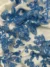 Celestial Blue Tulle with Elegant Floral Embroidery - Image 2