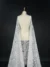 Off White Bloom Tulle with Intricate Embroidery