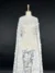 Off White Bloom Tulle with Floral Embroidery and 3D Flowers