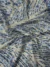 Glamorous blue tulle with shimmering leaf-patterned sequins and beads - Image 2