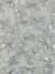 Light Silver tulle fabric adorned with floral embroidery
