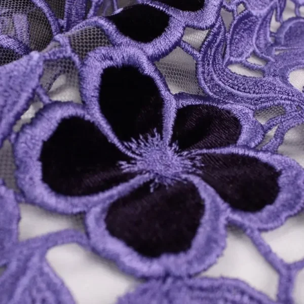 dark purple tulle fabric