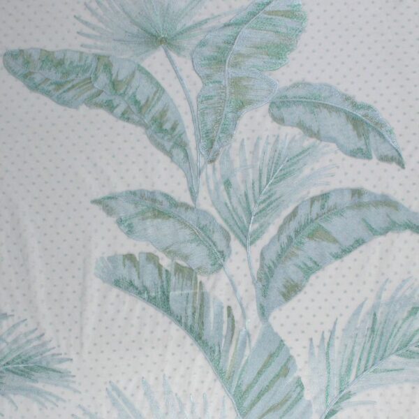 Light Blue Tulle with intricate embroidery for a touch of elegance