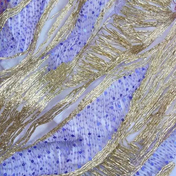 golden tulle fabric