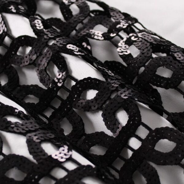 Black Luxe Sequin Mesh