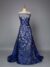 Dimensional Blue Metallic Floral - Image 5