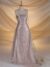 White tulle adorned with floral embroidery - Image 6
