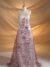 Charming Violet tulle with Embroidery and Paper Raffia Accents - Image 5