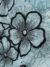 Black Tulle adorned with stunning floral embroidery - Image 3