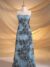 Black Tulle adorned with stunning floral embroidery - Image 6
