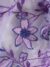 Mauve tulle fabric featuring floral embroidery - Image 2