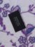 Mauve tulle fabric featuring floral embroidery - Image 3