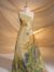 Yellow, pink and blue tulle adorned with floral embroidery - Image 5