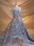 Blue Embroidered Tulle - Image 5