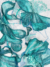 Blue tulle with large, flowy embroidered flowers - Image 6